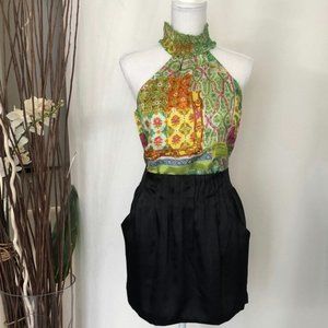 Arden B Black Mini Satin Skirt Size S